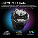 1.39 Inch Colour Screen Smart Watch Support Heart Rate Monitoring / Blood Pressure Monitoring - Blue
