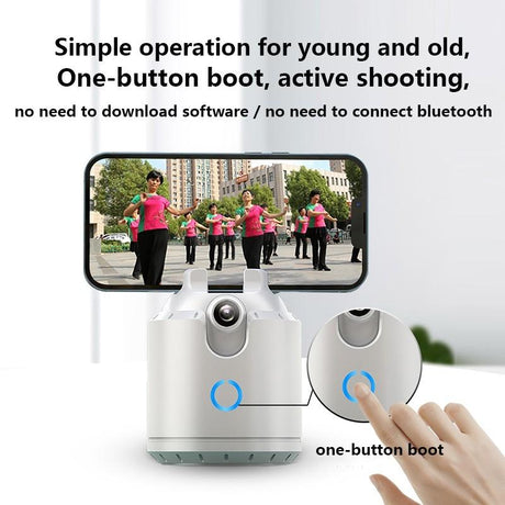 Smart Desktop Ptz With 360 Degree Rotation And Automatic Tracking