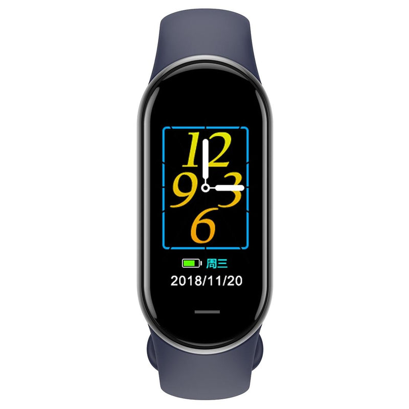 Waterproof Smart Watch With Heart Bp Oxygen And Sugar Monitoring - Ip68 - Orange