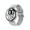 Silicone Band Smart Watch With Colour Screen - Silver