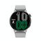 Silicone Band Smart Watch With Colour Screen - Silver
