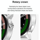 Silicone Band Smart Watch With Colour Screen - Silver