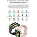 1.75 Inch Full Screen Ip67 Waterproof Smart Watch Support Sleep Monitor / Heart Rate Monitor / Bluetooth Call - Black