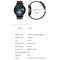 1.43 Inch Bt5.0 Ip67 Sport Smart Watch Support Bluetooth Call / Message Notification / Heart Rate / Blood Pressure Health Monitor - Gold
