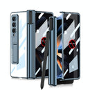 For Samsung Galaxy Z Fold4 5G Magnetic Privacy Case - Foldable - Dark Green