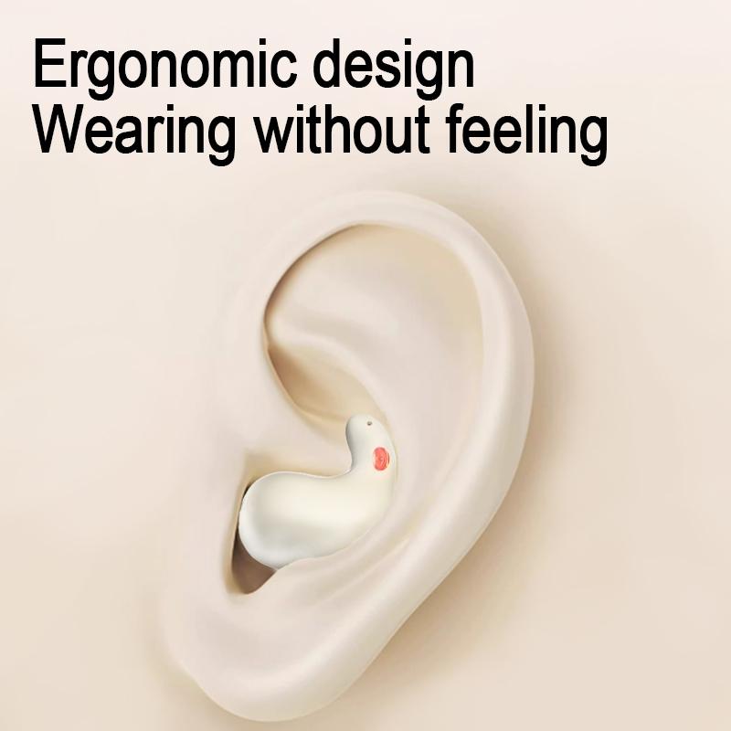 Coconut Ball Bluetooth Earphones with Charging Case - Pink