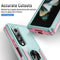 For Samsung Galaxy Z Fold4 5G Shockproof Case With Holder - Pc Tpu - Black