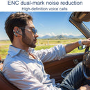 Bone Conduction Gaming Bluetooth Earphones with Noise Reduction - Blue
