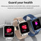 1.22 Inch Waterproof Smart Watch With Sleep & Heart Rate Monitor - Blue