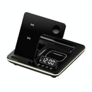 15W 5 In 1 Foldable Wireless Charger Stand - Silver
