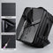 Waterproof Expandable Hard Shell Backpack with Usb Charging - Large Capacity Black - 161 Dark Gray