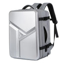 Waterproof Expandable Hard Shell Backpack with Usb Charging - Large Capacity Black - 161 Dark Gray