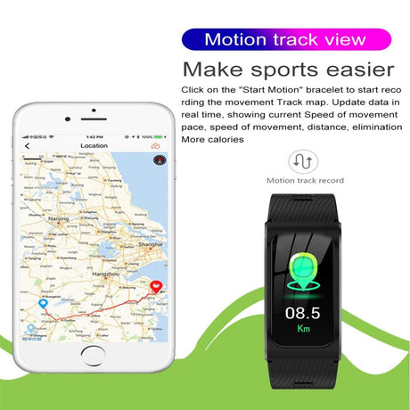 Waterproof Smart Watch With Heart Rate And Sleep Monitoring - Gold