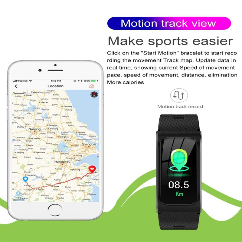 Waterproof Smart Watch With Heart Rate And Sleep Monitoring - Gold