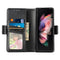 For Samsung Galaxy Z Fold4 5G Litchi Pattern Case With Pen And Card Slots - 4 - Rose Gold