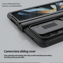 For Samsung Galaxy Z Fold4 5G Mirror Pro Camshield Case Set - Green