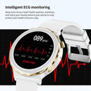 1.28 Inch Dual Mode Sport Smart Watch Support Bluetooth Call / Sleep / Blood Oxygen / Heart Rate / Blood Pressure Health Monitor - Gold
