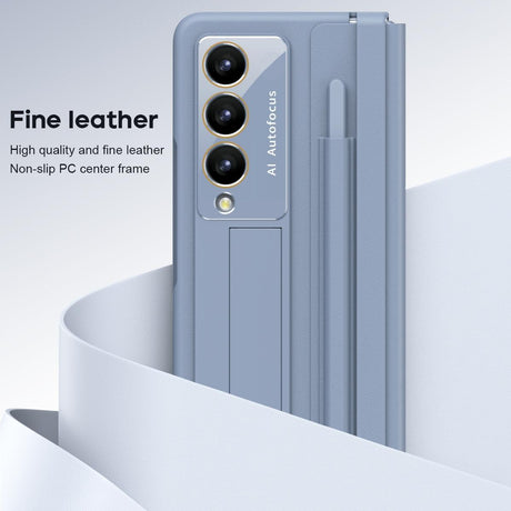 For Samsung Galaxy Z Fold4 5G Full Coverage Pc Case With Pen - White