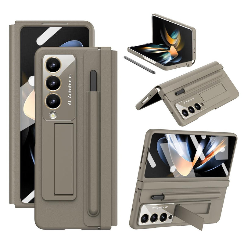 For Samsung Galaxy Z Fold4 5G Full Coverage Pc Case With Pen - White