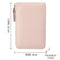Multi Slot Short Card Holder With Zipper Coin Purse Pu Leather - Purple