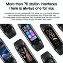 Ip67 Waterproof Smart Fitness Band - Compact And Durable - Red