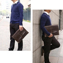 13 Laptop / Tablet Bag - Genuine Leather - Universal - Cable Winder - Business Power Adapter - Coffee