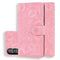For Samsung Galaxy Z Fold4 5G Dual Fold Mandala Leather Case - Embossed Design - Pink