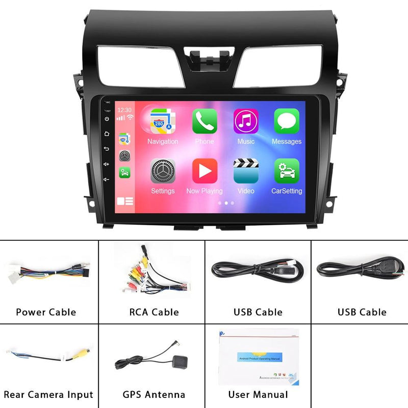 10.1 Inch Car Mp5 Player For Nissan Teana 13-16 - Wifi 2 + 64G Reversing Video Screen - Standard + 8 Lights Camera