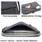 15.6 Inch Business Laptop Liner Bag - Polyester Zipper Closure - Light Grey