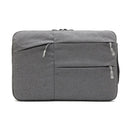 15.6 Inch Business Laptop Liner Bag - Polyester Zipper Closure - Light Grey