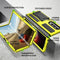 For Samsung Galaxy Z Fold4 5G Shockproof Metal Case With Holder - Yellow