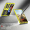 For Samsung Galaxy Z Fold4 5G Shockproof Metal Case With Holder - Yellow
