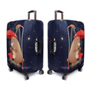 Large Elastic Dustproof Luggage Cover - Durable And Protective - Mushroom Rabbit