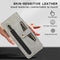 Shockproof Foldable Leather Case with Stylus for Samsung Galaxy z Fold 4 / 5g - Grey