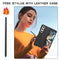 Shockproof Foldable Leather Case with Stylus for Samsung Galaxy z Fold 4 / 5g - Grey