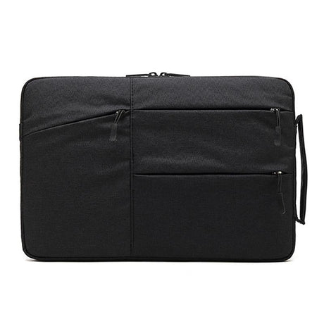 14 Inch Business Laptop Liner Bag with Zipper Closure - Polyester Material - Light Grey