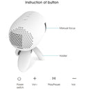 Portable Children'S Projector With Speaker - Yg220 - Yellow