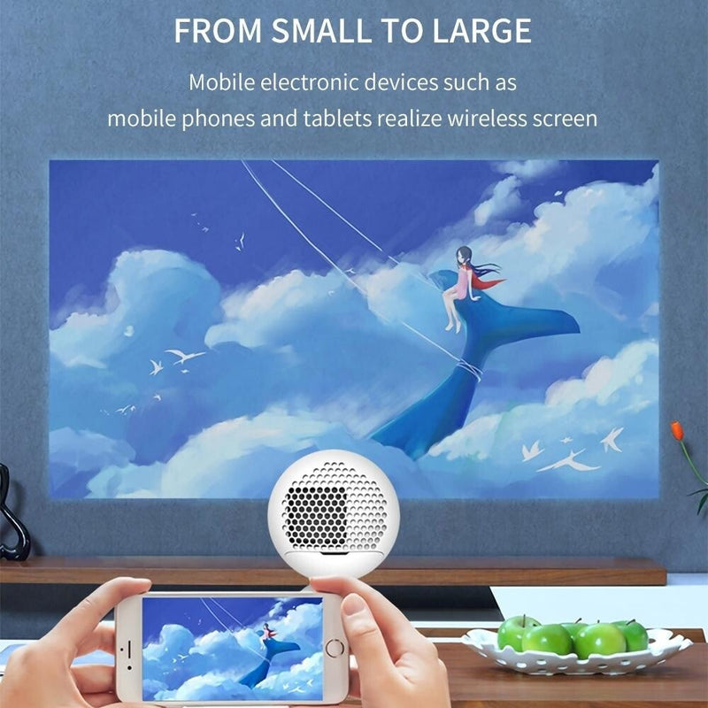 Portable Children'S Projector With Speaker - Yg220 - Yellow