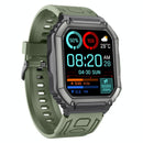Waterproof Pedometer Sport Smart Watch Support Heart Rate / Blood Pressure Monitoring / Bt Calling - Coffee