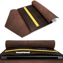 15.4 Business Laptop Tablet Bag - Genuine Leather - Universal Fit - Coffee
