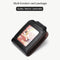 Women Vertical Cowhide Leather Rfid Wallet - Coffee