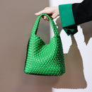 Apricot Hand Woven 2-In-1 Shoulder Bag - Milkshake White