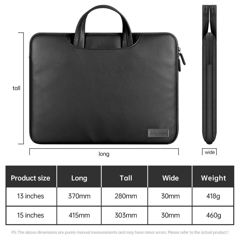 13 / 14 Inch Waterproof Pu Laptop Inner Bag - Rose Gold