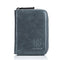Men'S Leather Card Holder Casual Driver License Wallet - Light Blue