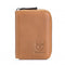 Men'S Leather Card Holder Casual Driver License Wallet - Light Blue