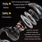Wireless Bone Conduction Clip-on Bluetooth Headset - Noise Reduction - Purple