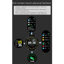 1.3 Inch Tft Screen Ip67 Waterproof Smart Watch Bracelet Support Sleep Monitor / Heart Rate Monitor / Blood Pressure Monitoring - Silver Black