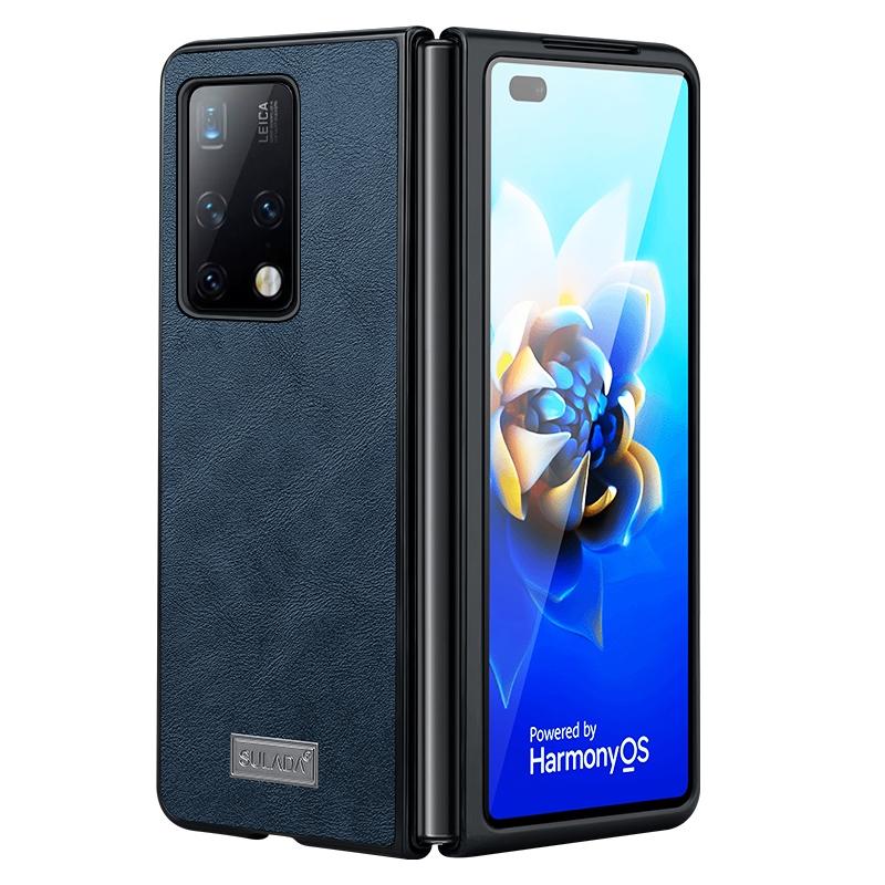 For Samsung Galaxy Z Fold4 5G Samsung Fold 4 Shockproof Tpu Leather Case - Black