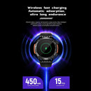 1.46 Inch Ip68 Waterproof Sos Flashlight Bluetooth Smart Watch - Yellow Green