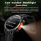 1.46 Inch Ip68 Waterproof Sos Flashlight Bluetooth Smart Watch - Yellow Green